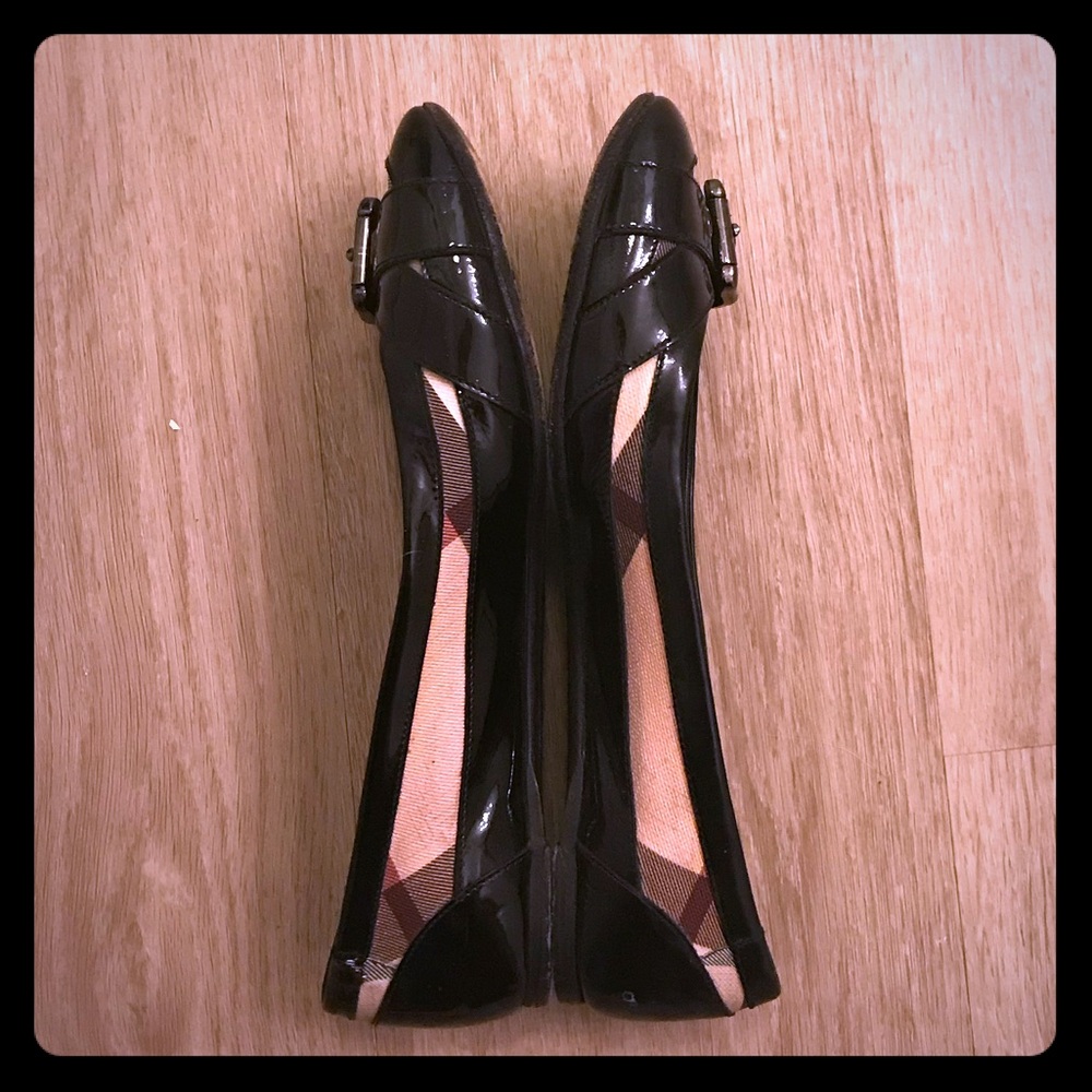 100% authentic Burberry ballerinas flats shoes EUR37.5 glossy size 7.5